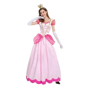 Genérico - Disfraz Princesa Peach- Super Mario Bross