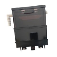 Magideal - Caja De Filtro Para Acuario, Cajón, Caja De Filtro, Cajón, Bandeja De Goteo, Caja De Filtración, Filtro De Tubo Fácil De Instalar Para Acuarios Pequeñ Doble Capa