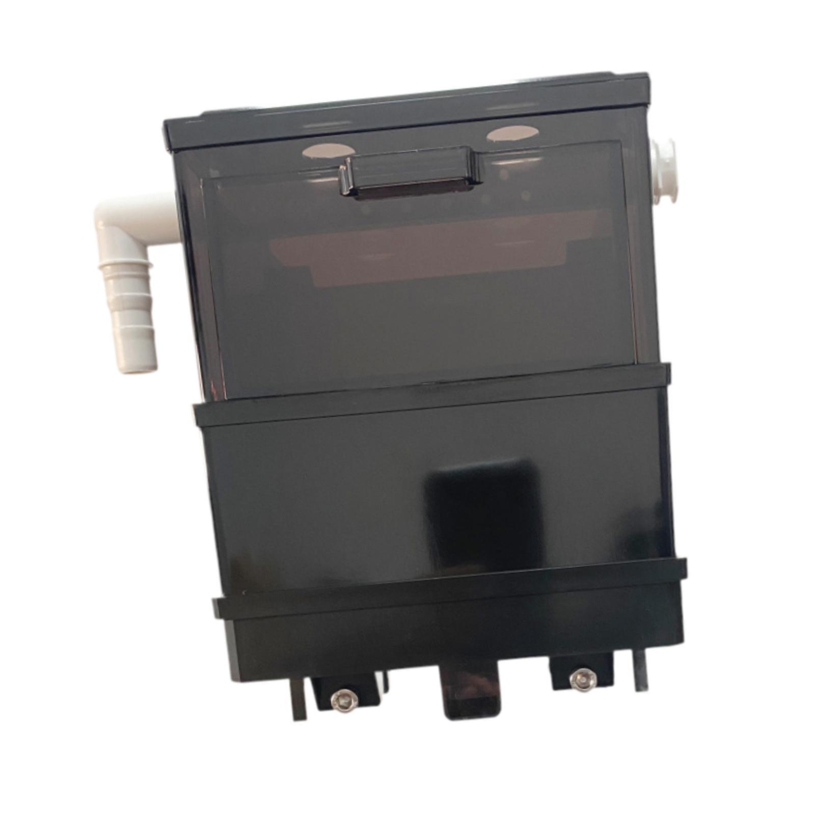 Magideal - Caja De Filtro Para Acuario, Cajón, Caja De Filtro, Cajón, Bandeja De Goteo, Caja De Filtración, Filtro De Tubo Fácil De Instalar Para Acuarios Pequeñ Doble Capa