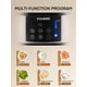 thumbnail image 3 of Vaporizador de alimentos FOHERE de 13,7 cuartos de galón con cestas de 3 niveles sin BPA de 800 W, 3 of 9