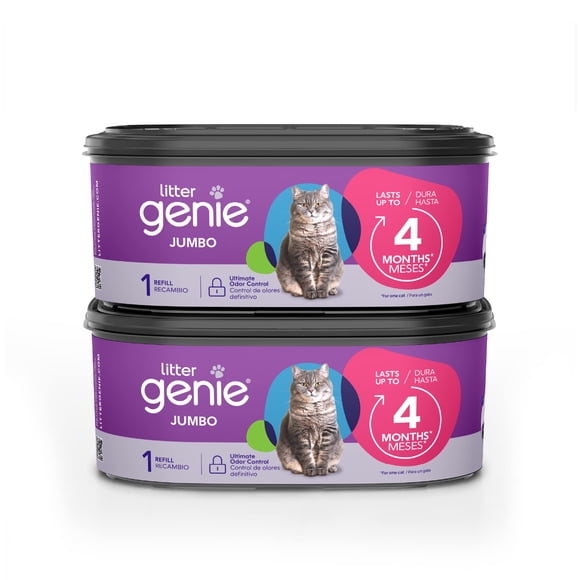Bolsas de recarga Litter Genie Jumbo, 2 unidades, paquete de 1