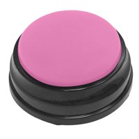 Bothyi - Botón De Sonido Grabable Perro Juguete Interactivo Grabación Botón De Voz Hablando Rosa