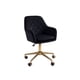 thumbnail image 1 of Silla Escritorio Giratoria Lux Base Dorada - Negro, 1 of 5