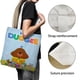 thumbnail image 3 of Hey Duggee Bolso de tela con estampado de lienzo para mujer, bolsa de compras reutilizable y estética, con cremallera interior, regalo para mujer, 35 × 40 cm., 3 of 6