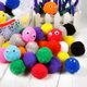 thumbnail image 4 of Pompones Pllieay 200 piezas 5 cm colores surtidos, 4 of 8