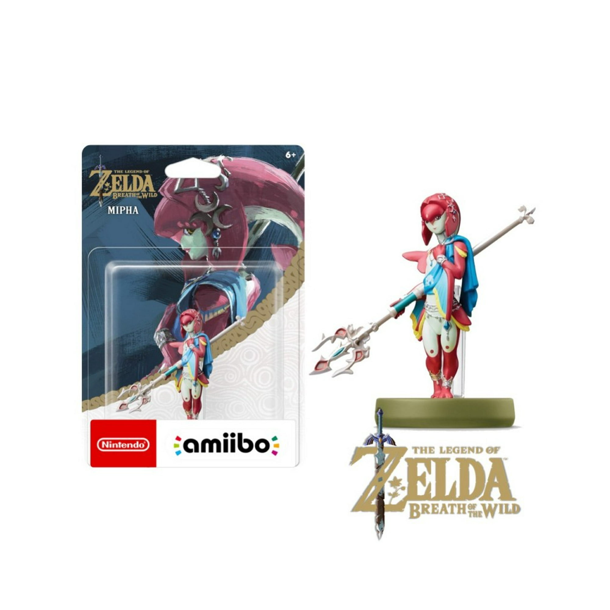 Nintendo Amiibo - Mipha Figure From Zelda: Breath Of The Wild - Compatible With Switch, 3DS, Wii U
