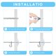 thumbnail image 4 of Anclajes para tablaroca Aovchei 50 piezas 1/8" de alta resistencia, 4 of 7