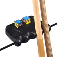 Xusx111 - 4 Agujeros Cue Hoder, Cue Rest Cue Stick Holder, Estante Portátil De Cue De Billar Ponderado Con Soporte De Tiza, Soporte De Cue De Piscina, 4 Agujeros (Confiando Únicamente En Varillas)