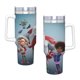 thumbnail image 4 of SuperKlaus Vaso aislado de acero inoxidable con asa, diseño temático, regalo para familia, amigos y fans; incluye pajita y encaja en el portavasos estándar, 40 oz, 4 of 6