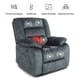 thumbnail image 2 of Sillón Bergere Reclinable Masajeador con Calor Hemingway Gris Azulado, 2 of 3