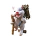 thumbnail image 3 of Estatuilla De Cerdo Estatua De Jardín Linda Escultura Fuera De La Habitación Del Cuarto De Niños Leña 9.5x5.5cm, 3 of 3