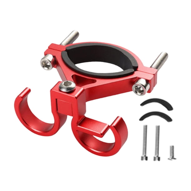Gancho de Aleación de Aluminio para Bicicletas Eléctricas Accesorio Universal con Rotación Completa Fácil Colocación Sin Daños Permanentes Adecuado P Rojo
