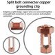 thumbnail image 3 of Conector de perno dividido Bntyok de cobre, paquete de 6 (6-8 AWG), 3 of 7
