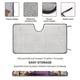 thumbnail image 2 of SOY LUNA Parasol para Parabrisas Delantero Protector Plegable, Visera Solar para Auto Bloquea Rayos UV Mantiene tu Vehículo Fresco 130cm*70cm, 2 of 6