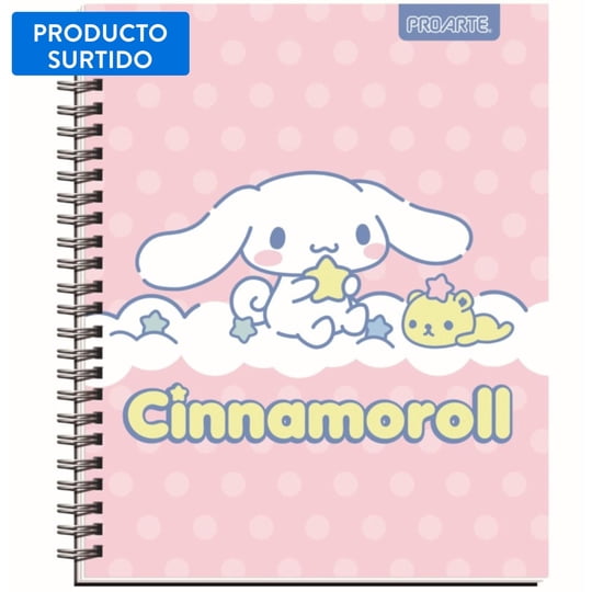 Cuaderno Universitario Cinamoroll 100 Hojas, Producto Surtido 1 Un Proarte