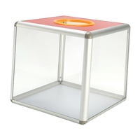 Magideal - Caja De Dibujo, Caja De Boletos, Caja De Recaudación De Fondos Portátil Reutilizable De Instalación Rápida Para Juegos, Para Fiestas Al Aire Libre, Re Pequeño