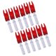 thumbnail image 5 of 12 piezas de plástico tiro con arco precisión nocks para id 4.2mm flecha eje universal rojo, 5 of 5