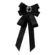 thumbnail image 2 of Broche de cinta con lazo preatado para mujer, con para mujer y niña, pajarita elegante para accesorios de disfraces, blusa de fiesta de negro, 2 of 5