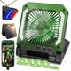 thumbnail image 1 of Ventilador Solar Recargable Innopower 20000 mAh con Linterna LED Verde, 1 of 2