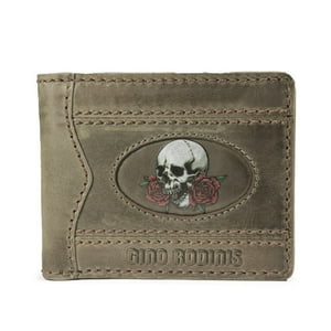 Gino Rodinis - Billetera Coco 992.2 Calavera / Verde