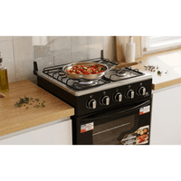 Genérico - Cocina Gas 4 Quemadores Ch-5050Ng Color Negro