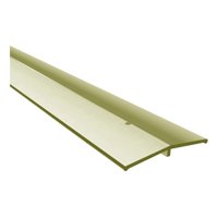 Cubrejunta Metálica Plana 1Mt Dorada Dvp