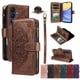 thumbnail image 1 of Para Samsung Galaxy A15 5G Funda Tipo Billetera, 9 Ranuras para Tarjetas Bloqueo RFID Bolso Cruzado Cubierta de Cuero, Bolsillo con Cierre, Correa de Muñeca y Hombro Desmontable, Funda Protectora, 1 of 11