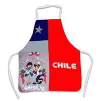 Line - Delantal Cocina Bandera Chile Fechas Patrias Condorito