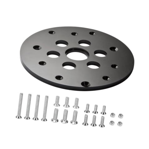 Magideal - Placa De Enrutador Con Buje Guía Y Tornillos De Montaje Accesorios Placa De Inserción Para Mesa De Enrutador De 1,25 Pulgadas De Fácil Instalación Con