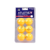 Atletis - Set De 6 Pelotas De Ping Pong 3 Estrellas