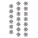thumbnail image 5 of 20 Piezas Adornos Florales Con Parte Posterior Plana Y Diamantes De Imitación, Dijes Florales Para Invitaciones, 5 of 5