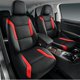 thumbnail image 1 of Fundas de asiento de coche Skechers de espuma viscoelástica Air Cool Mesh, color rojo, 1 of 7