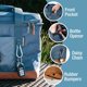 thumbnail image 3 of Bolso Cooler CleverMade Pacifica Océano/Cognac, 3 of 9