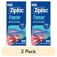 thumbnail image 1 of Bolsas Freezer Ziploc 1 Galan 60 Unid 2 Pack Grip n Seal, 1 of 3