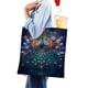 thumbnail image 4 of Pavo Real Bolso de tela con estampado de lienzo para mujer, bolsa de compras reutilizable y estética, con cremallera interior, regalo para mujer,40*45cm., 4 of 6