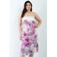 thumbnail image 1 of Vestido Midi Sin Mangas Con Estampado De Flores Rosas, 1 of 5
