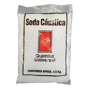 Soda Cáustica Escamas 1/2 Kg Quimica Universal
