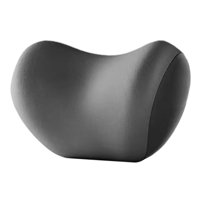 Magideal - Almohada Para El Cuello Del Coche Con Correa Ajustable, Almohada Para Reposacabezas De Espuma Viscoelástica Para Asiento Del Conductor, Sofá Cama Y Ha Gris