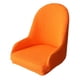 thumbnail image 3 of Funda Elástica Para Silla Con Respaldo Alto, Funda Para Silla De Mostrador Para Ceremonias, Dormitorio, Apartamento, Color Naranja, 3 of 5