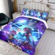 thumbnail image 3 of Ella-Ra Princesa del Poder Conjunto de sábanas temático, trío de piezas, cómodo y amigable con la piel, diseño único, regalo de decoración para el hogar para familiares, amigos y fans,140cm *210cm, 3 of 6