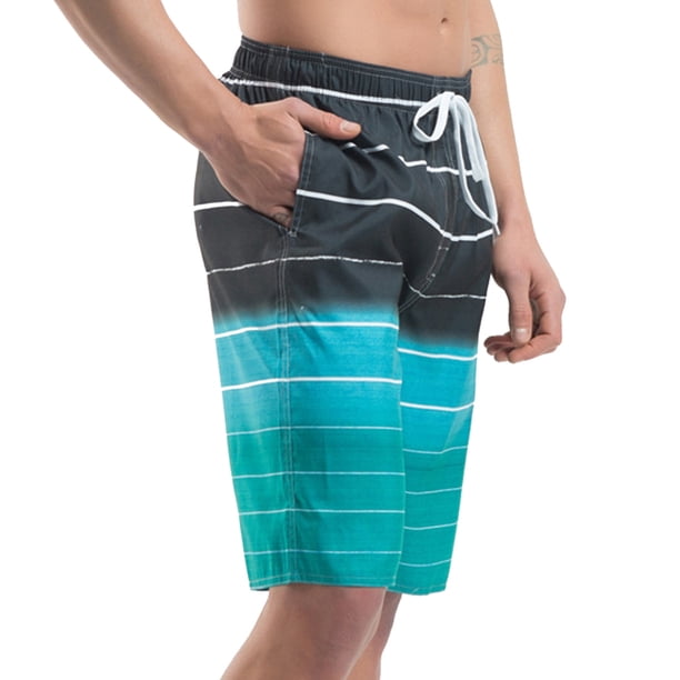 Pantalones Cortos A Rayas Para Hombre Pantalones De Playa Para Hombre Pantalones Cortos De Verano Sueltos De Secado Rápido Pantalones De Surf