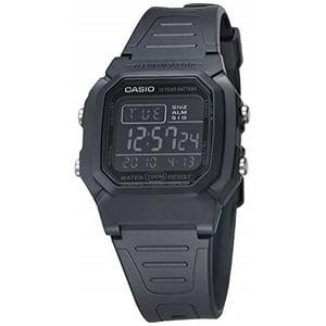 Reloj Casio De Cuarzo Para Hombre Con Correa De Resina, Negro, 17 (Modelo: W-800H-1Bvcf) Casio Casio