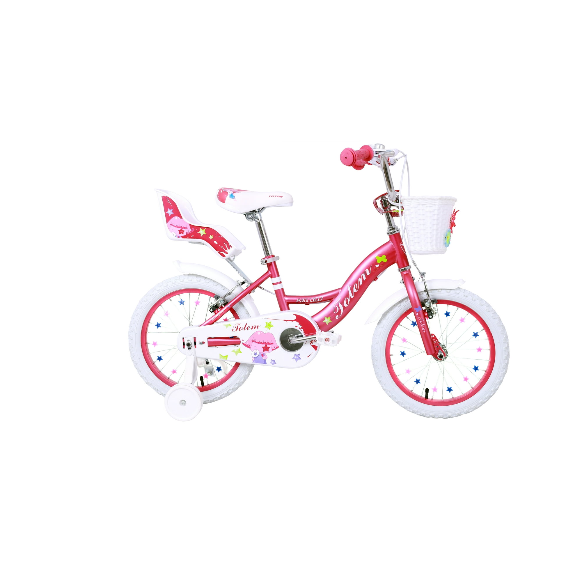 Bicicleta Totem Infantil Aro 16 Miss Lilly Color Fucsia