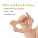 thumbnail image 2 of Balancín de silicona MOYUUM Teether Toy para bebés de más de 3 meses, 2 of 7