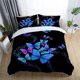 thumbnail image 1 of Black Skull Sunflower Floral Unicorn Dreamcatcher Quilt Duvet Cover Set3-Piece Bedding Set, 1 of 5