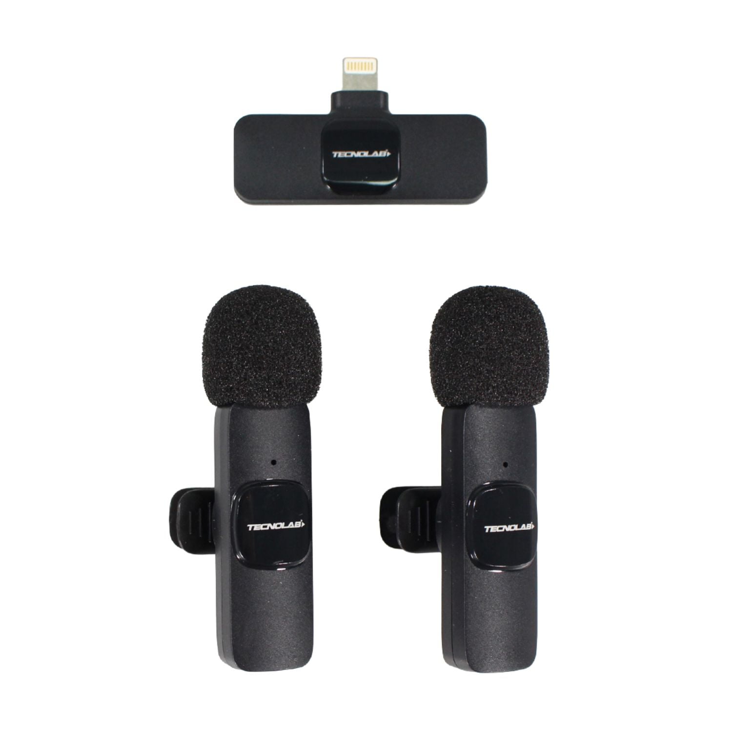 Tecnolab - Micrófonos Lavalier Inalámbricos Conector Lightning - Ps