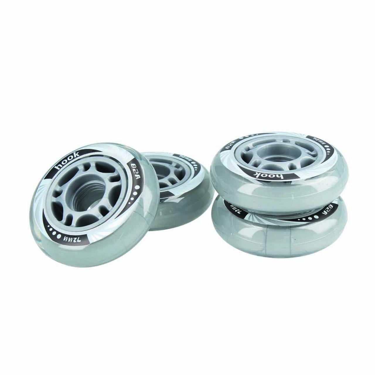 Ruedas Hook En Línea 76mm