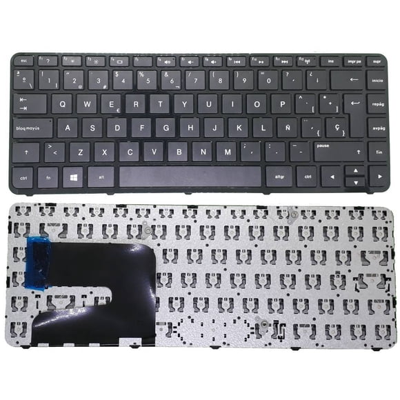 Teclado Hp Pavilion 14 e 14 f Con Frame Español Negro