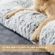 thumbnail image 3 of Cama para perros BFPETHOME de felpa para perros grandes, 35 x 23 x 10 cm, color gris, 3 of 7