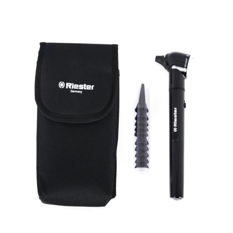 Otoscopio Riester E-Scope Negro Luz Directa
